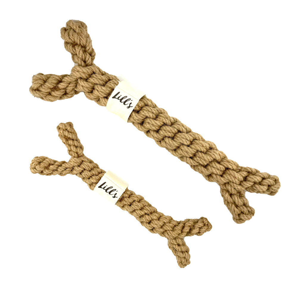 Hanfspielzeug Bone beide