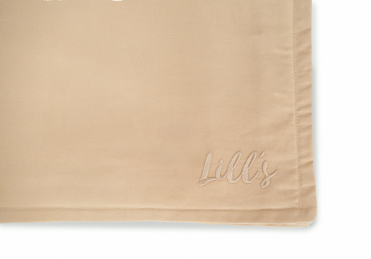Hundebett Wilma Sand Bezug Detail